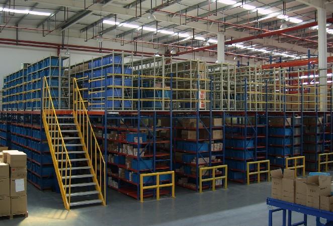 Ħażna Ħażna Struttura ta 'l-Azzar Mezzanina